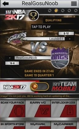 NBA2K17手机怎么扫脸 5